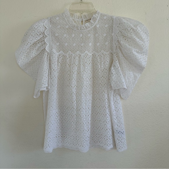 Ulla Johnson Mae Top White, 8 - Picture 2 of 12